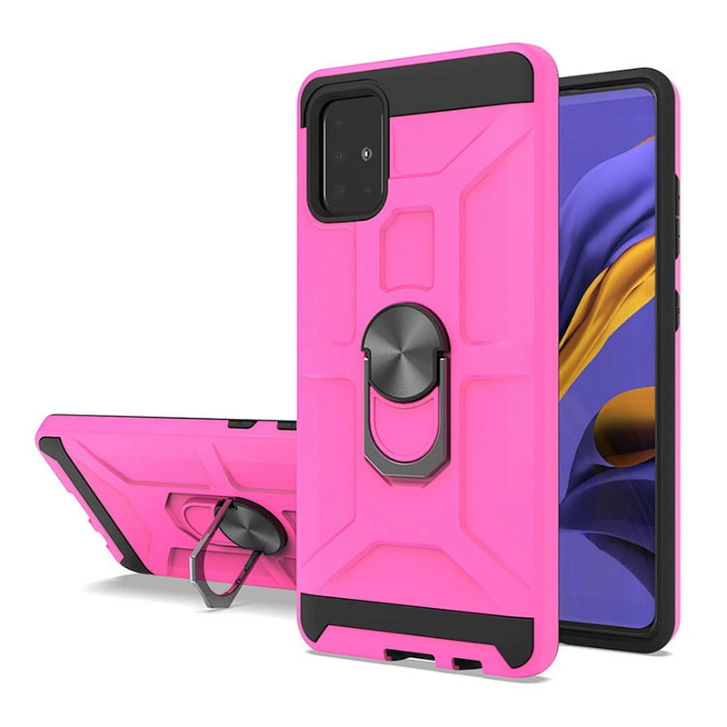 Premium phone case with ring holder phone cover with kickstand for Samsung A51/A515