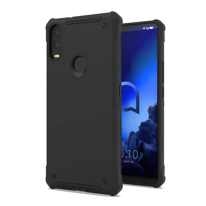 New Release Mobile Accessories for Alcatel 3V Fashionable Phone Housing with Leather Oil PC for Alcatel 5099A