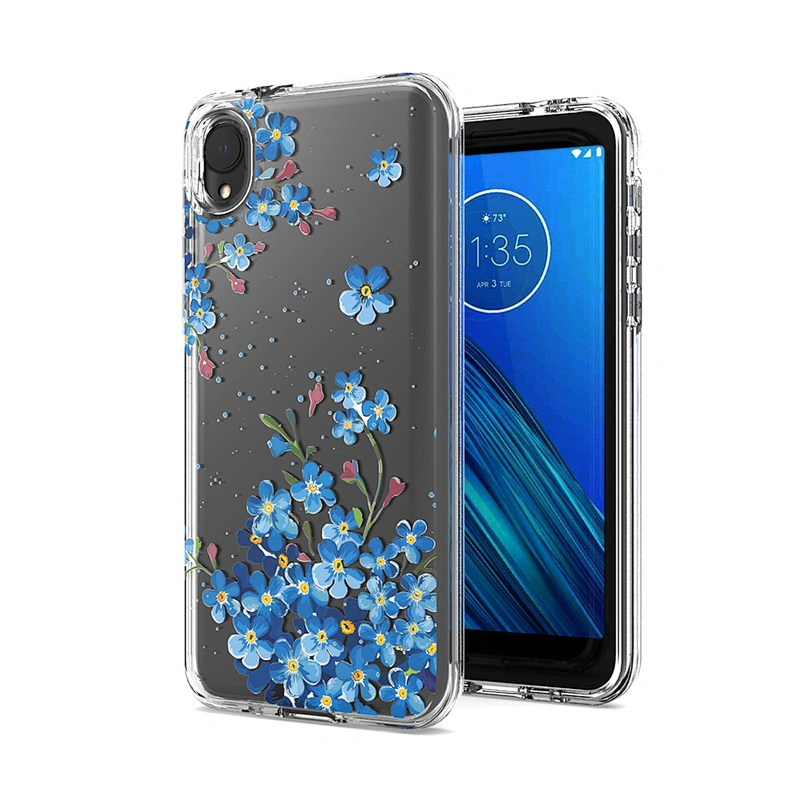 Anti shock transparent clear back case For Motorola E6 Play G8 Plus E5 Play Go G Power 2020