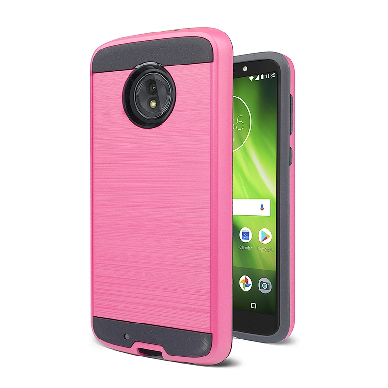 top selling original phone case for MOTO G7 Supra brush metal case for Motorola G7 Power