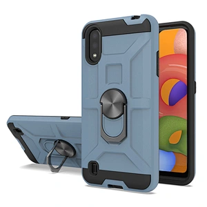 New model phone cases for Samsung shockproof mobile back covers with ring holder for Samsung A01