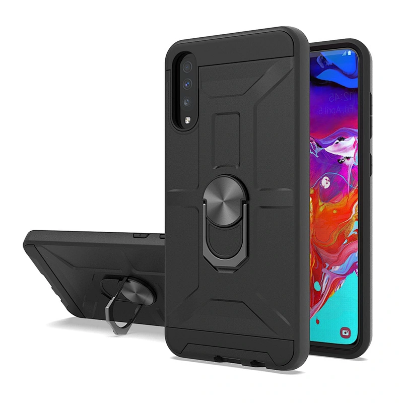New model for samsung galaxy cover dustproof mobile phone cases with ring holder for samsung a70