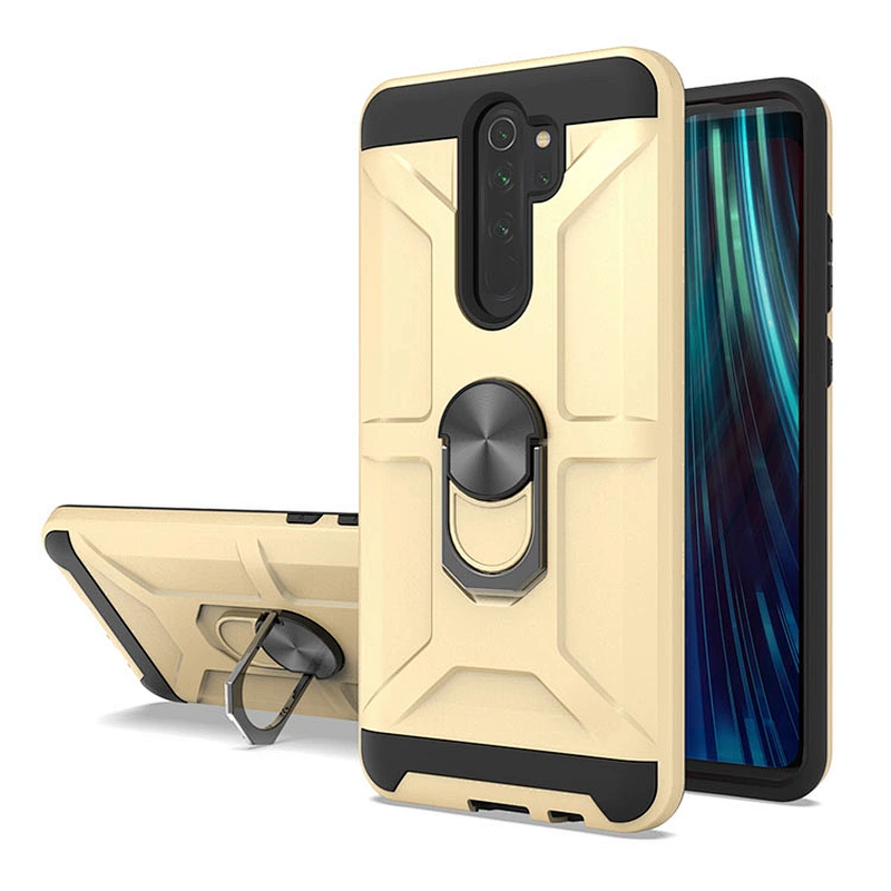New arrival shockproof cellphone accessories phone housing with ring holder for Redmi Note 8 Pro
