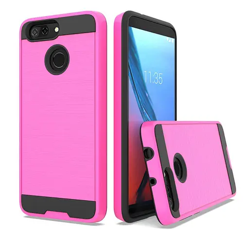 New model factory price Brushed metal case Cell phone case For ZTE Blade V9