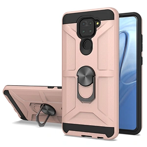 China manufacturer electroplated metal ring bracket phone case for Xiaomi Redmi Note 9