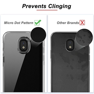 Factory wholesale high clear transparent heavy duty cell phone case cover for Motorola one vision