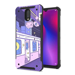 New Design Luxury cover 2 In 1 TPU+PC 3D Printed phone case for OPPO R17