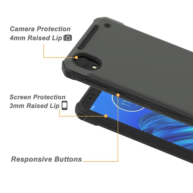 Luxury cell phone case for Motorola E6 matte color ultra thin case for moto e6