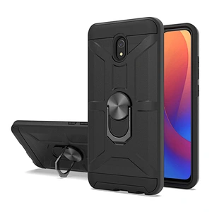 Logo customized kickstand anti shocking with ring holder phone cover case For Mi Redmi Note 8A Pro 9S