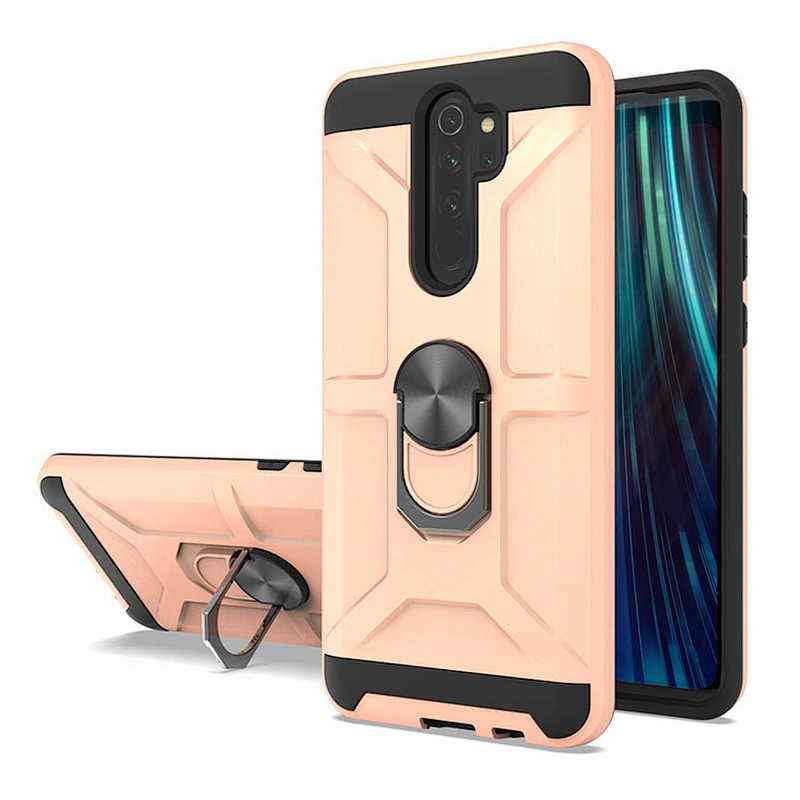 New design shockproof back covers cell phone case with ring for Xiaomi Redmi Note 8