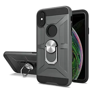 2020 new trending case for IPhone X XS back cover with metal ring holder