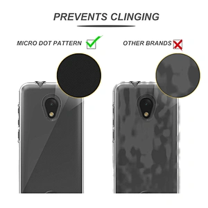 for Legacy S clear phone case Anti-knock Transparent Phone Case Soft TPU hard PC Phone cover