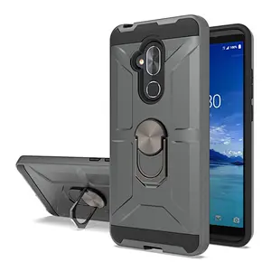 hot selling tpu case for Alcatel 7 Folio housing shell with ring kickstand for Alcatel 6062W Revvl 2 Plus