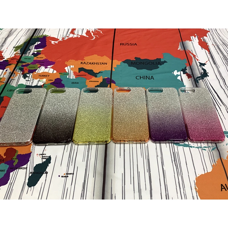 3D high clear tpu pc fashionable glitter mobile cover case for Samsung Note 10 Lite M60S A81