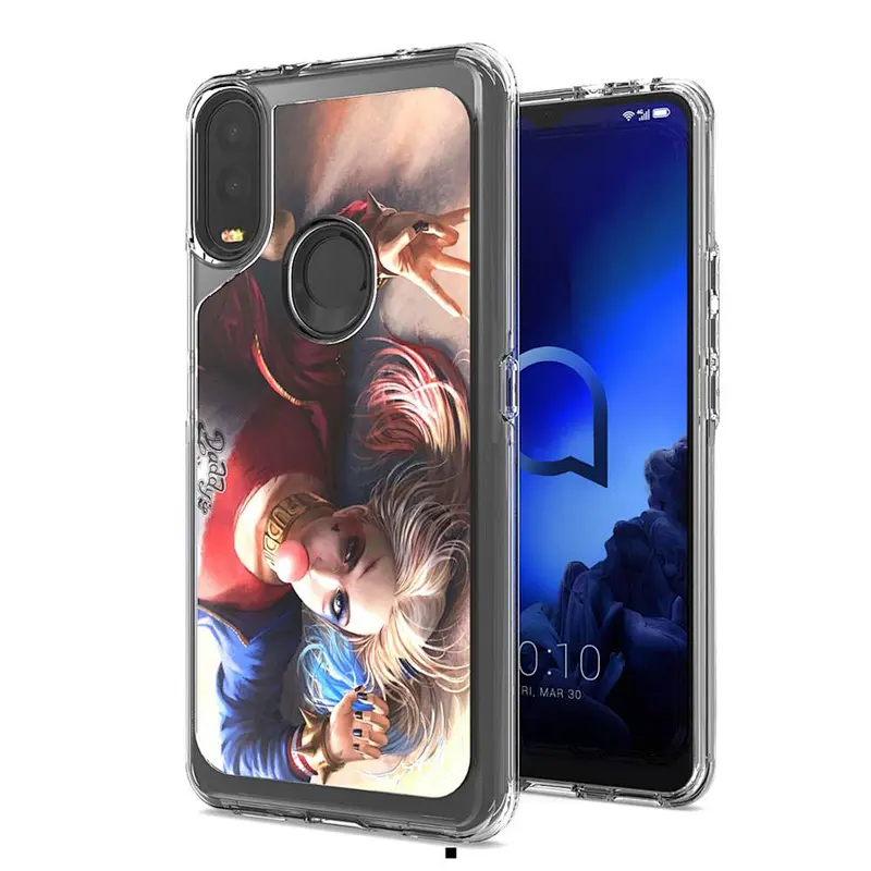 New Ultra Thin Marble Pattern TPU Phone Case IMD Craft For Alcatel 3V