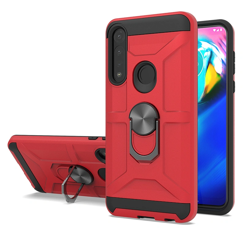 Ring holder shockproof PC phone back cover For Motorola G Power 2020 P30 Play G Stylus