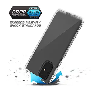Transparent pc tpu case for Samsung S11 S11 Plus S11E clear case