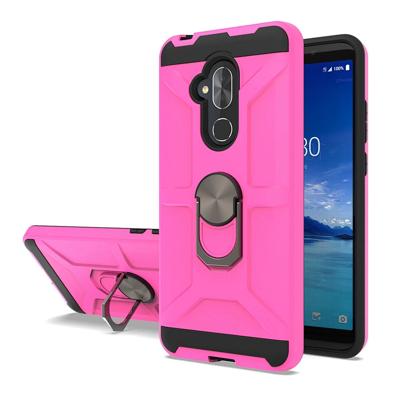 Bulk sale protective PC TPU combo phone case manufacturer for Alcatel 7 Folio Revvl 2 Plus 5059A