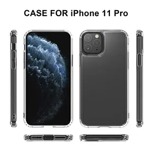 New Arrival Acrylic TPU ultra thin 1.2 mm phone case for IPhone 11 pro XS max 6 7 8 plus SE
