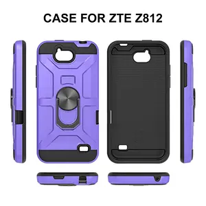 New arrival model phone parts shockproof accessories armor ring holder back housing for ZTE Z812