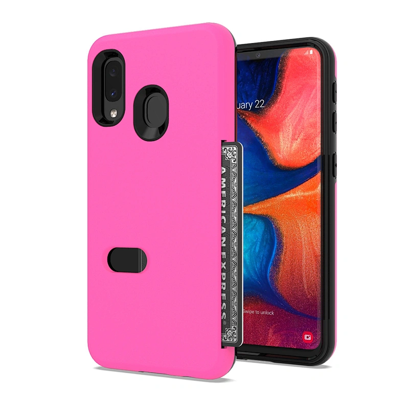 New Design Multifunctional Mobile Accessories Phone Cover with Card Slot for Samsung A10E A20E