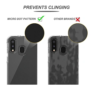 High Clear mobile parts for Samsung tpu pc smart phone housing with OEM Printed for Samsung A40