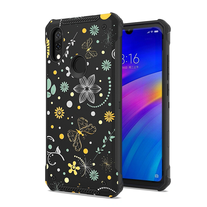 shockproof design tpu case for redmi 7/Y3 custom phone cover pc for redmi 7/Y3