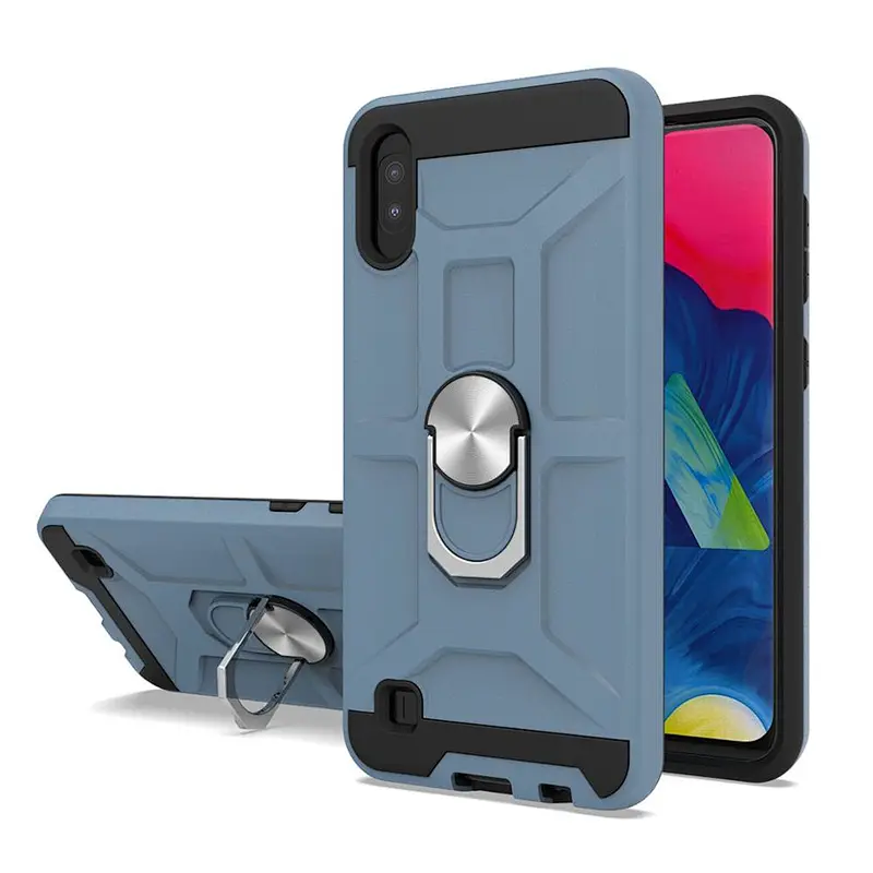 Hot-sale cool design protective cell phone covers with ring holder kickstand for Samsung M20