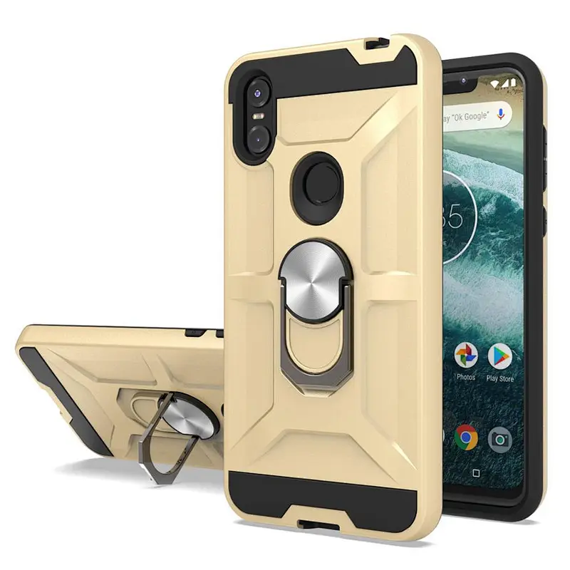 popular phone case with ring holder best cell phone cover for MOTO One/P30 play