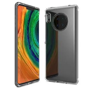 Clear phone case for Huawei Mate 30 transparent 2 in 1 phone case