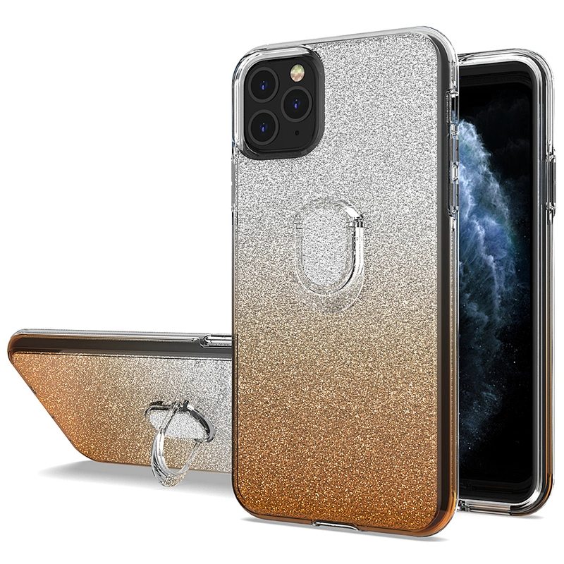 Women Flash Paper Glitter Bling Shiny with Ring Holder cell phone case For Mi Redmi Note 8 Pro Note 9s