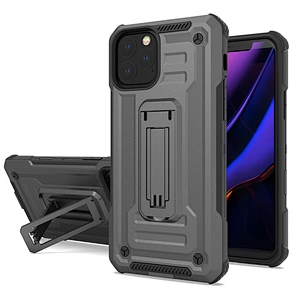 Wholesale cell phone case for IPhone 11 pro hybrid shockproof kickstand case cover