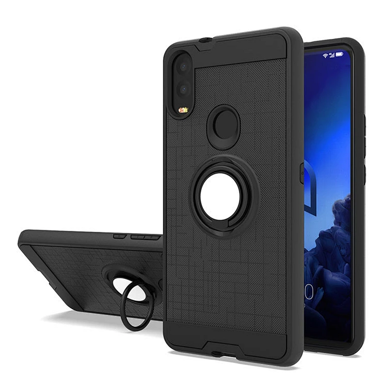 Fashion customized phone case defender ring phone case shockproof case for Alcatel 3V