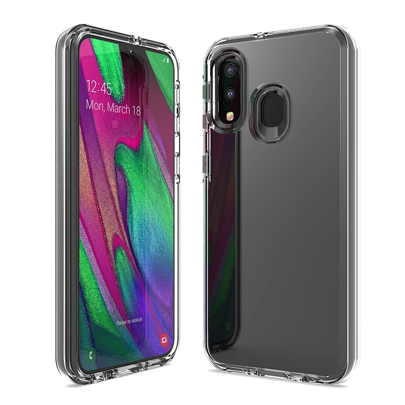 High Clear mobile parts for Samsung tpu pc smart phone housing with OEM Printed for Samsung A40