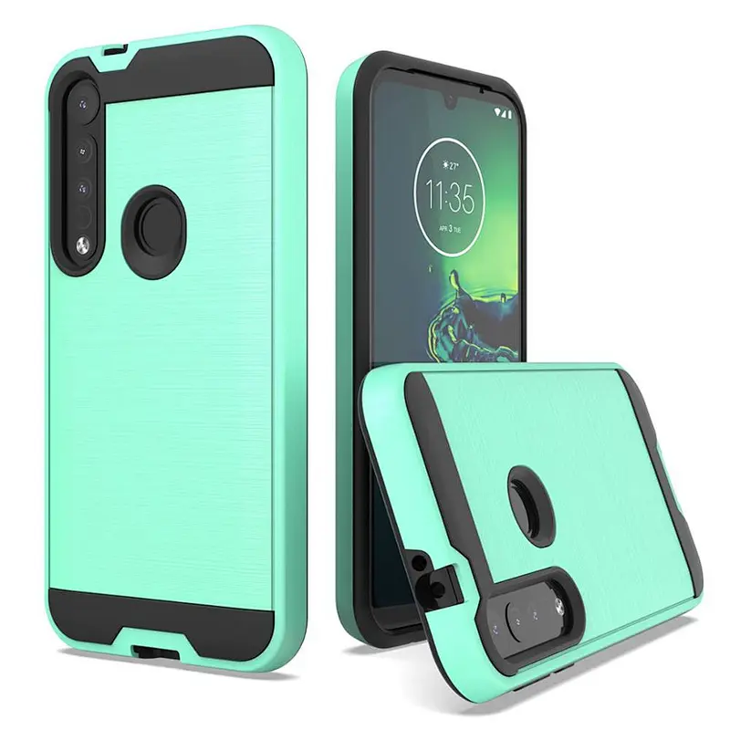 best seller factory phone case Defender Case pc tpu phone cover for moto g8 plus