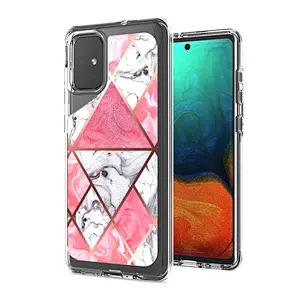 3d Custom Printed Phone Case IMD Marble Sticker Shockproof Cellphone Covers for Samsung A71