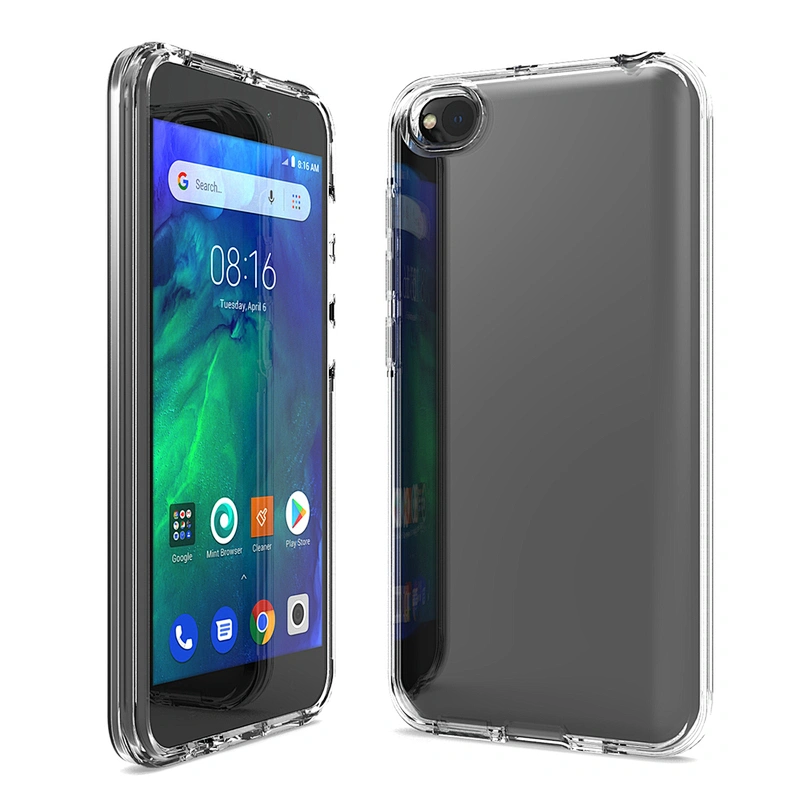 For Xiaomi Redmi Go transparent phone case PC TPU hard case for redmi go