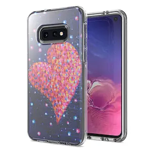 High Clear mobile back covers Soft tpu Hard pc Cell Phone Case with Own Design for Samsung S10E