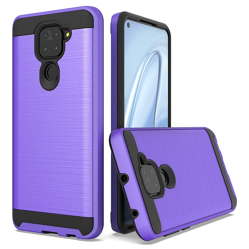 Multi colors pc tpu 2 in 1 combo customizable phone case for Xiaomi Redmi Note 9