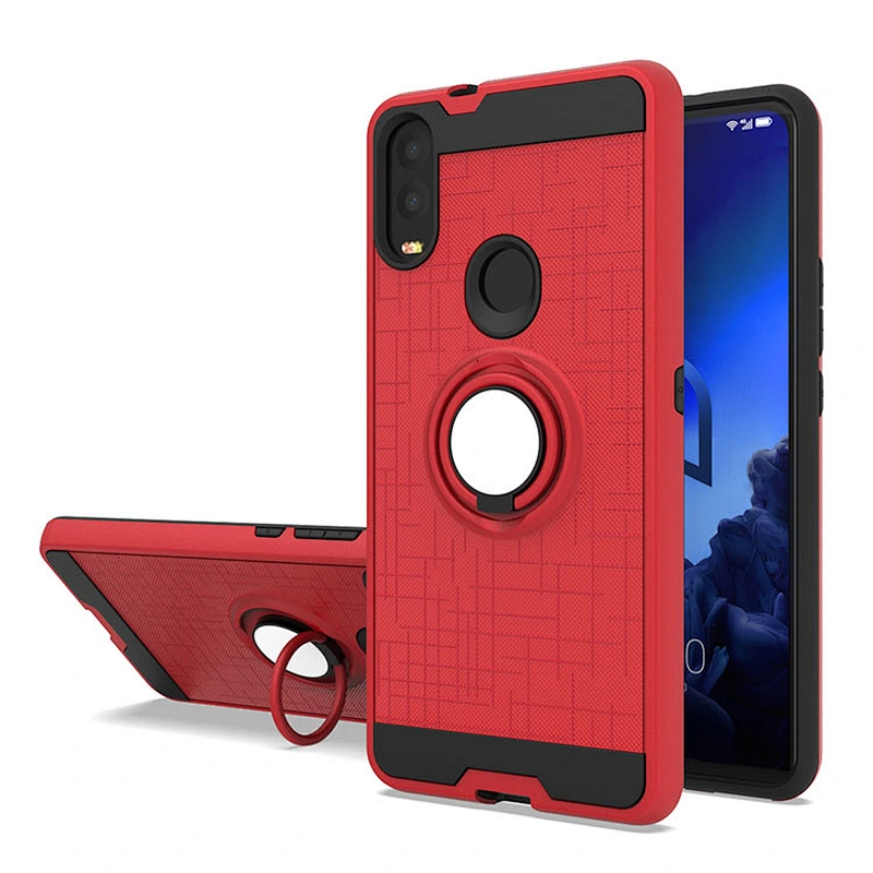 Wholesale Ring Mobile Phone Case for Alcatel 3v,Kickstand Phone Cover for Alcatel 3v
