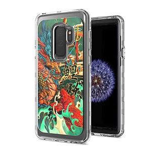 Hot-selling IMD design clear combo mobile phone cases luxury back covers for Samsung S9 Plus