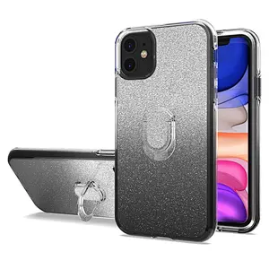 Mini Crystal Ring Combo Shining Star Clear Phone Case Accessories for iPhone 11 Pro