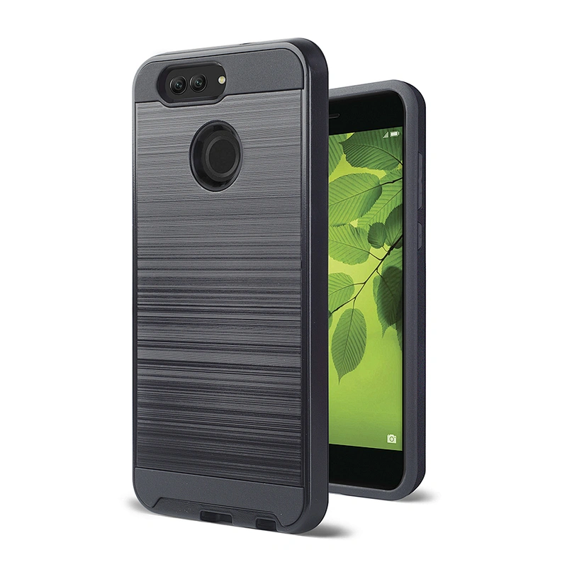 2 in 1 plastic brushed case cheap price phone case cell phone case for P10 selfie/nova 2 plus