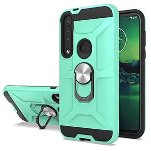 wholesale hot selling phone case with ring holder luxury phone cover for MOTO G8 Plus