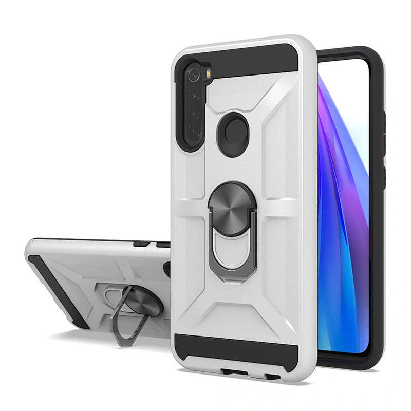 Anti Drop Custom Logo Rotation Ring Holder Kickstand phone case For Mi Redmi 8A Pro Note 9S
