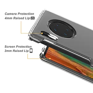 transparent TPU PC cell phone case for Huawei Mate 30