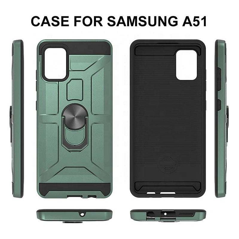 360 ring kickstand mobile cover anti shock proof phone case For SAMSUNG A51 A21 A11 S20 PLUS