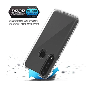 Transparent High Clear Back Mobile cell phone cover For Motorola Moto G8 E7 G8 Power lite E6S