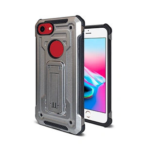 Best seller tpu pc mobile phone cover for Iphone 7 shockproof phone shell with cool kickstand for Iphone 8