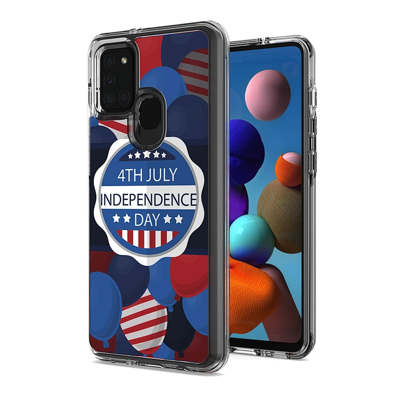 Shockproof accessories custom pattern marble cell phone case for Samsung A21S